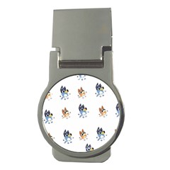 Bluey, Bluey Merch, Bluey Pattern, Bluey Bluey, Bingo, Bluey Design, Bluey Dog Money Clips (round)  by avitendut