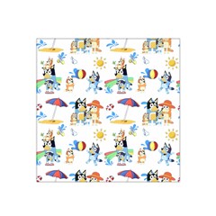 Bluey, Bluey Merch, Bluey Pattern, Bluey Bluey, Bingo, Bluey Design, Bluey Dog 22  X 22  Satin Bandana Scarf by avitendut
