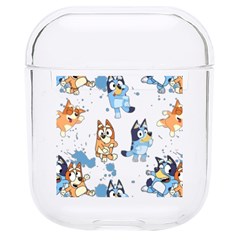 Bluey, Bluey Merch, Bluey Pattern, Bluey Bluey, Bingo, Bluey Design, Bluey Dog Hard Pc Airpods 1/2 Case by avitendut