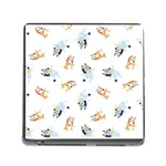 Bluey, Bluey merch, Bluey pattern, Bluey Bluey, bingo, Bluey design, bluey dog Memory Card Reader (Square 5 Slot) Front