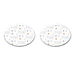 Bluey, Bluey merch, Bluey pattern, Bluey Bluey, bingo, Bluey design, bluey dog Cufflinks (Oval) Front(Pair)