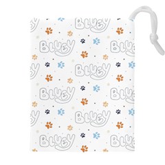 Bluey, Bluey Merch, Bluey Pattern, Bluey Bluey, Bingo, Bluey Design, Bluey Dog Drawstring Pouch (4xl) by avitendut