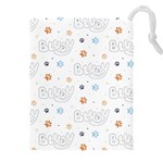Bluey, Bluey merch, Bluey pattern, Bluey Bluey, bingo, Bluey design, bluey dog Drawstring Pouch (4XL) Front