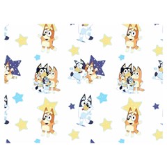 Bluey, Bluey Merch, Bluey Pattern, Bluey Bluey, Bingo, Bluey Design, Bluey Dog 40  X 30  Premium Plush Fleece Blanket (extra Small) by avitendut