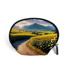 Sunflowers Flowers Nature Accessory Pouch (small) by Anend