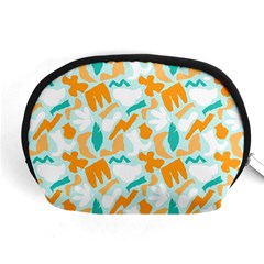 Design Pattern Seamless Tropical Accessory Pouch (medium) by Tsamara