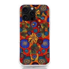 Mid Century Retro Floral 1970s 1960s Pattern 69 Iphone 16 Pro Max Tpu Uv Print Case by violetheavensky
