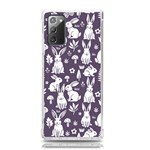 Easter bunny pattern Samsung Galaxy Note 20 TPU UV Case Front