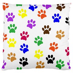 Pawprints Paw Prints Paw Animal Standard Premium Plush Fleece Cushion Case (one Side) by Anend