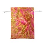 Acid green blend Lightweight Drawstring Pouch (L) Front