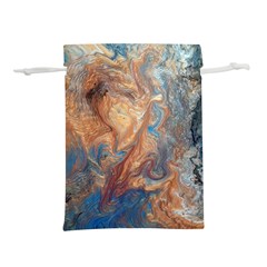 Blue Flow Lightweight Drawstring Pouch (m) by kaleidomarblingart